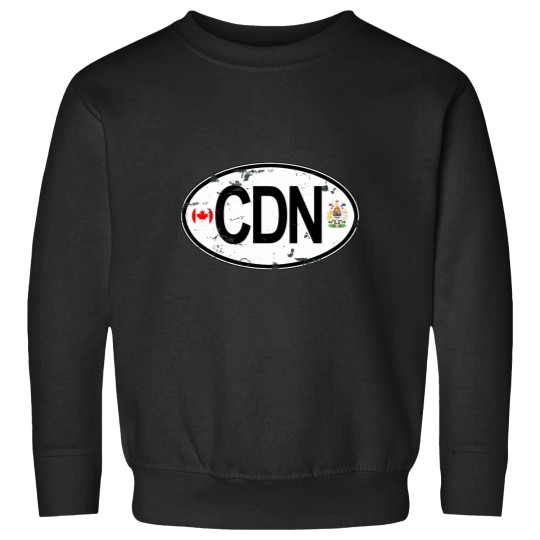 Discover Canada Oval Country Code Decal Active T-Shirt Sweatshirts