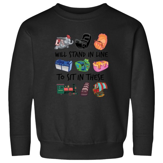 Discover Ride Vehicles (with Caption) Active T-Shirt Sweatshirts