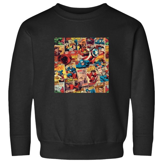 Discover vintage comic pattern Active T-Shirt Sweatshirts