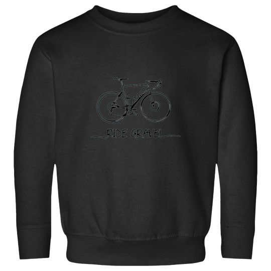 Discover Ride Gravel line art Active T-Shirt Sweatshirts