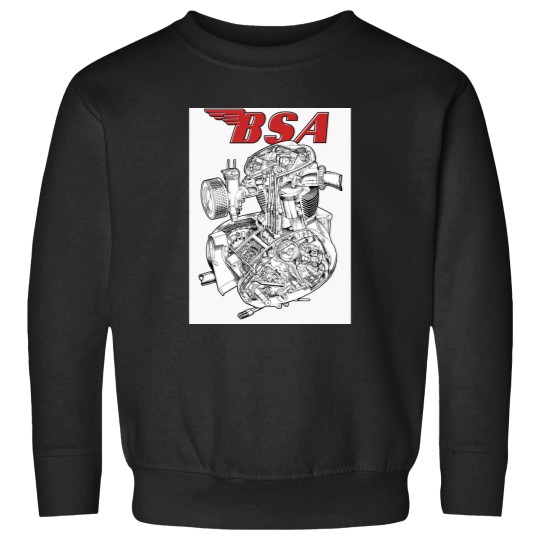 Discover BSA Emblem A50 Engine Baseball ¾ Sleeve T-Shirt Sweatshirts