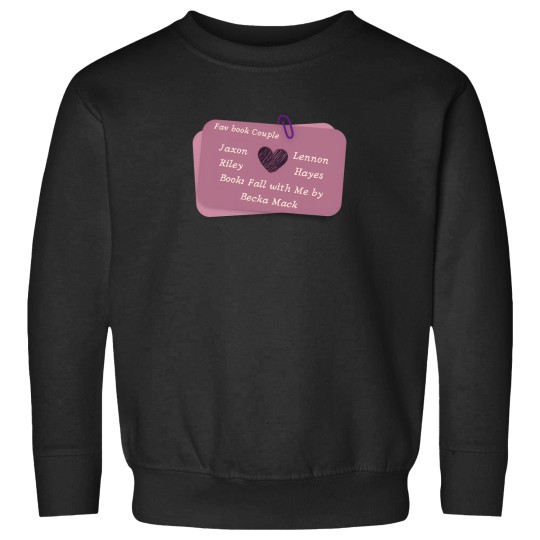 Discover Sticky Note Book Characters   Jaxon  Lennon From Fall With Me By Becka Mack Sweatshirts