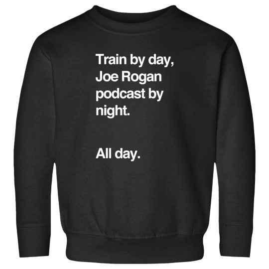 Discover Train by day, Joe Rogan podcast by night - All Day - Nick Diaz - Helvetica Sweatshirts