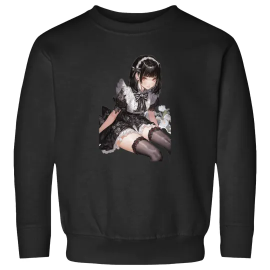Discover Kawaii Maidesn Girl Sweatshirts