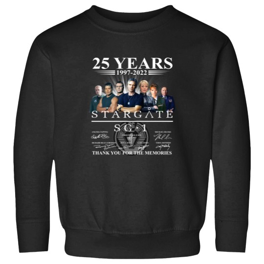 Discover Stargate SG1 25 years 1997-2022 Thanks you for the memories Sweatshirts
