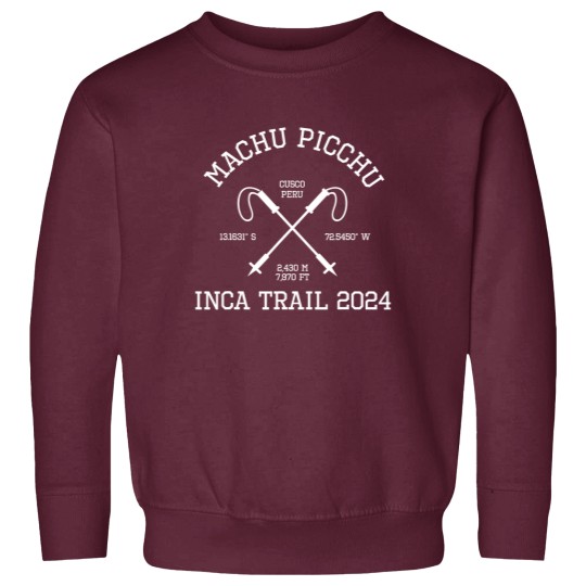 Discover machu picchu inca trail summit 2024 hike cusco peru Sweatshirts