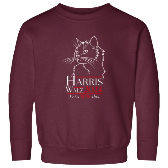 Discover Harris Walz 2024 Sweatshirts Cat Lady for Kamala Harris Walz Sweatshirts Cat Ladies