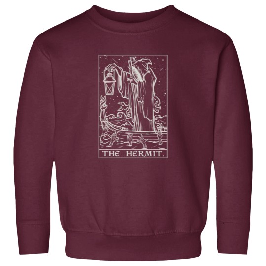 Discover The Hermit Tarot Card Sweatshirt for Halloween Occult Gift