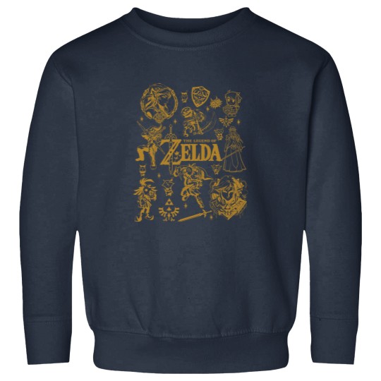 Discover Legend of Zelda Doodle Art Sweatshirt, Link To The Past, LOZ Sweatshirt