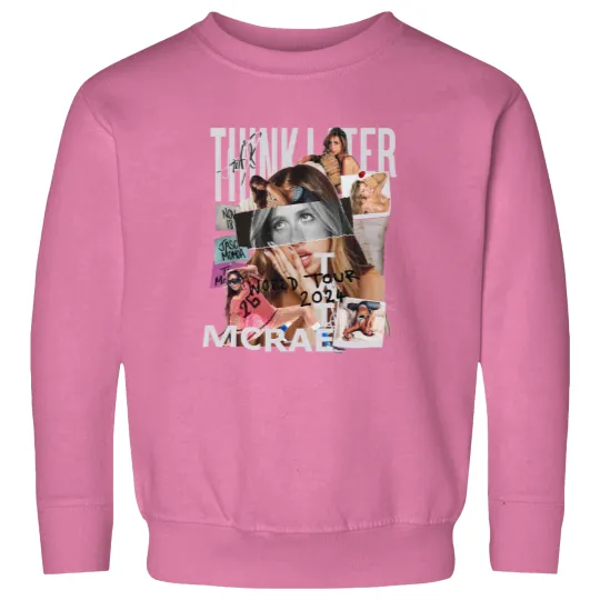 Discover Tate McRae The Think Later World Tour 2024 Tour Sweatshirts, Tate McRae Fan