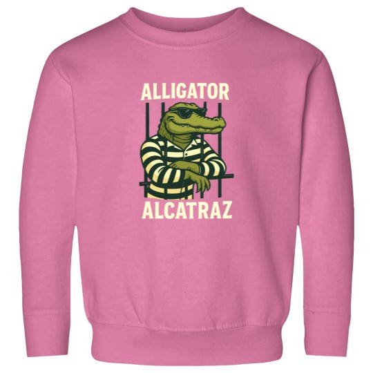 Discover Alligator Alcatraz Sweatshirts Comfort Colors, Funny Gator Sweatshirts, Retro Unisex Graphic Sweatshirts