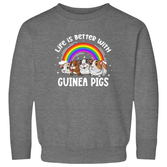 Discover Guinea Pig Life Is Better With Guinea Pigs Rodent Pet Kawaii Sweatshirts