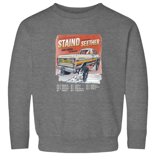 Discover Staind 2024 Tailgate Tour Sweatshirts  Staind Band Fan Sweatshirts  Tailgate 2024 Concert Sh