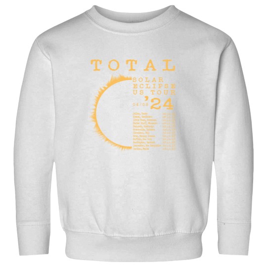 Discover Total Solar Eclipse Sweatshirt, April 8, 2024 North American Path