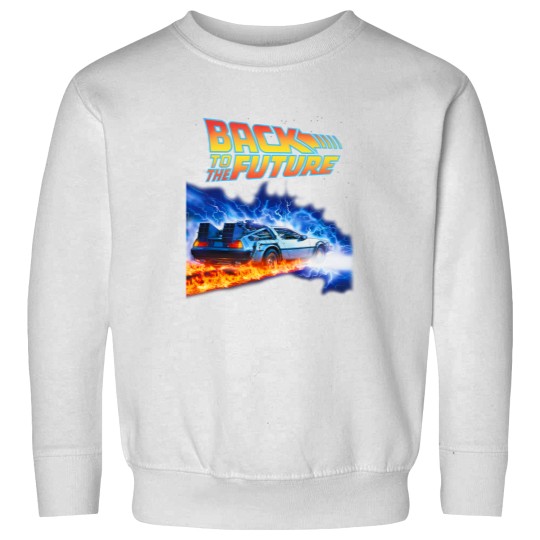 Discover back to the future PNG just DTF halftone black Sweatshirts