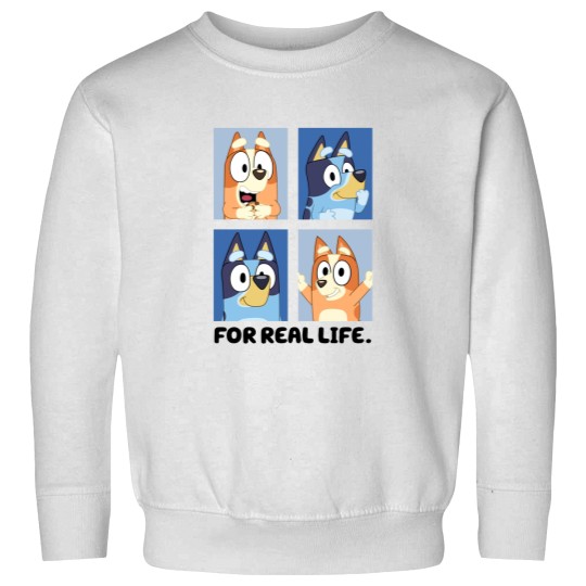 Discover BlueyDad For A Real Life Sweatshirts | BlueyDad And Bingo Sweatshirts
