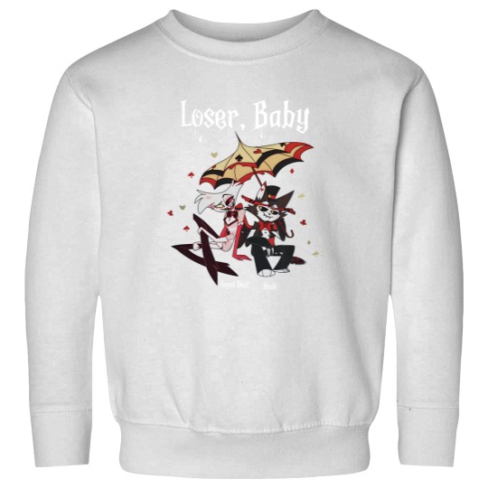 Discover Loser Baby Sweatshirts, Angel Dust & Husk Sweatshirts, Angel Dust Hazbin Hotel