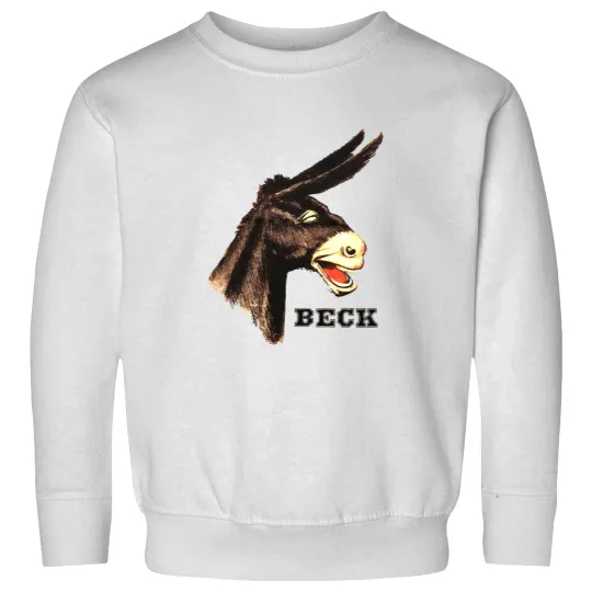 Discover Stylish Beck Donkey Adult M Medium Sweatshirts - Pop, Americana, Alternative Music