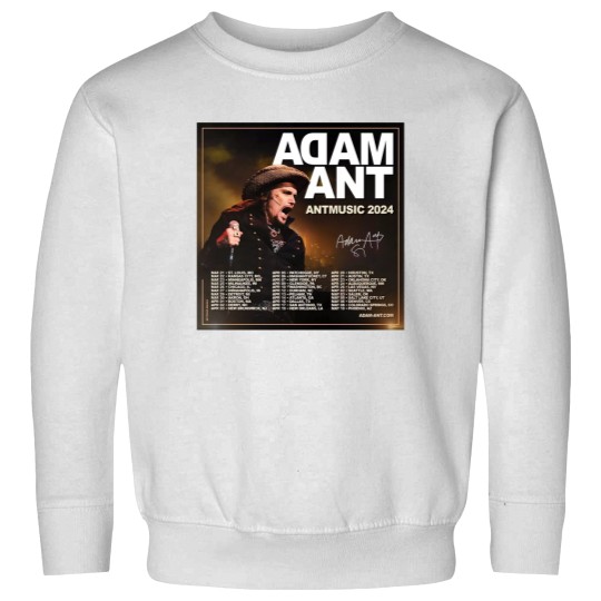 Discover Adam Ant Autumn 2024 UK ANTMUSIC Tour Unisex Sweatshirts