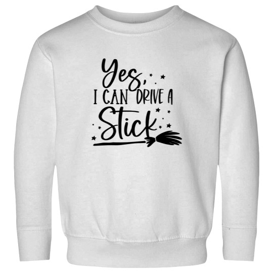 Discover I drive Stick Sweatshirts, Halloween Sweatshirts, Cute Halloween Sweatshirts