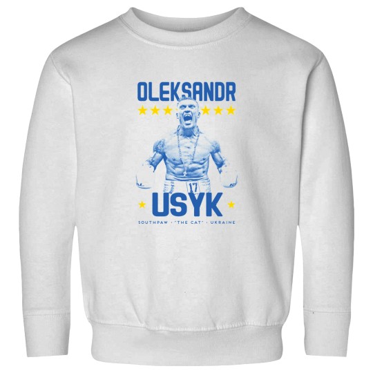 Discover Affiche de boxe Oleksandr Le chat Usyk Sweatshirts