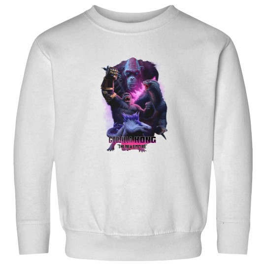 Discover god zilla X Kong The New Empire 2024 Sweatshirts, god zilla X Kong Sweatshirts