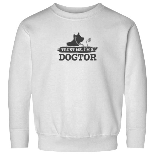 Discover Trust Me I'm a Dogtors (Dark Grey) - Funny Doctor and Veterinarians Sweatshirts