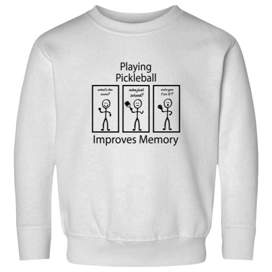 Discover playing pickleball improves memory, Pickleball Sweatshirts