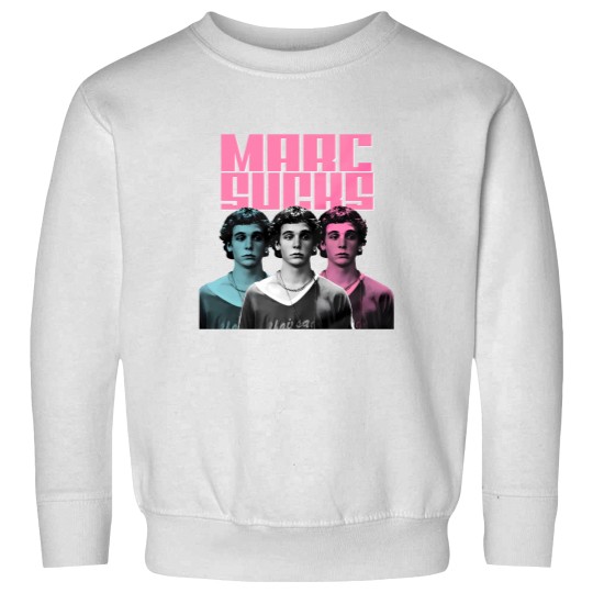 Discover Marc Sucks Empire Records Mark Funny Pop Art 90 Movies Damn the Man Unisex Sweatshirts