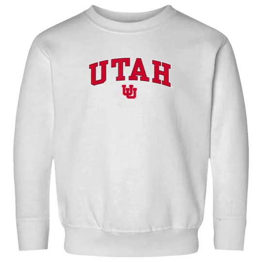 Discover Utah Utes Arch Over Black Officially Licensed Sweatshirts