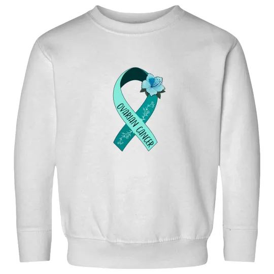 Discover Ovarian cancer Awareness - Ovarian cancer Ribbon Sweatshirts