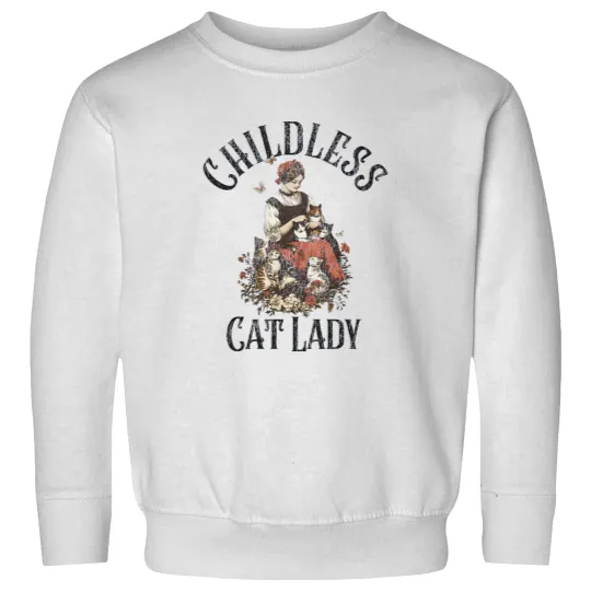Discover Childless Cat Lady, Kamala Sweatshirts, Harris President 2024, Women Power Sweatshirts