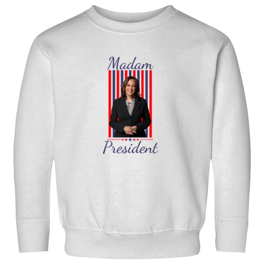 Discover Kamala Harris Presidential Sweatshirt - Madam President