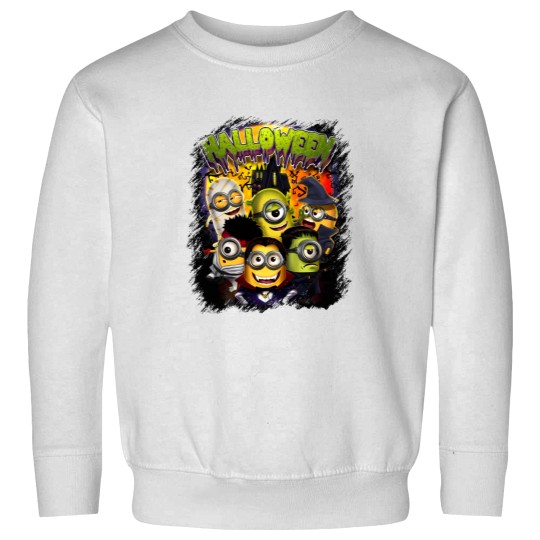 Discover Minions Halloween Sweatshirts Unisex Jersey Short Sleeve Sweatshirts
