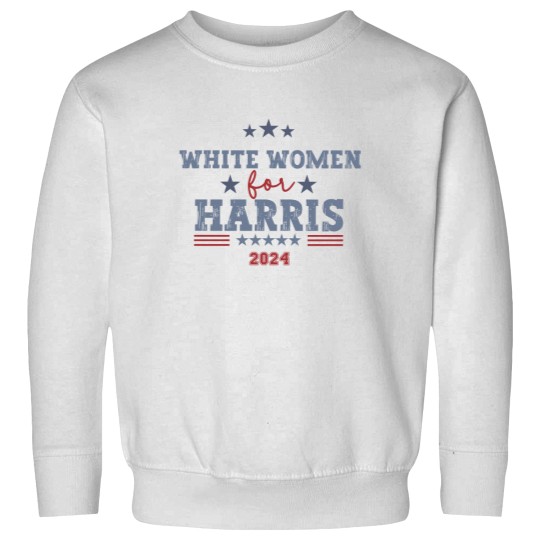 Discover Support Kamala Harris 2024 Sweatshirts - White Women for Harris