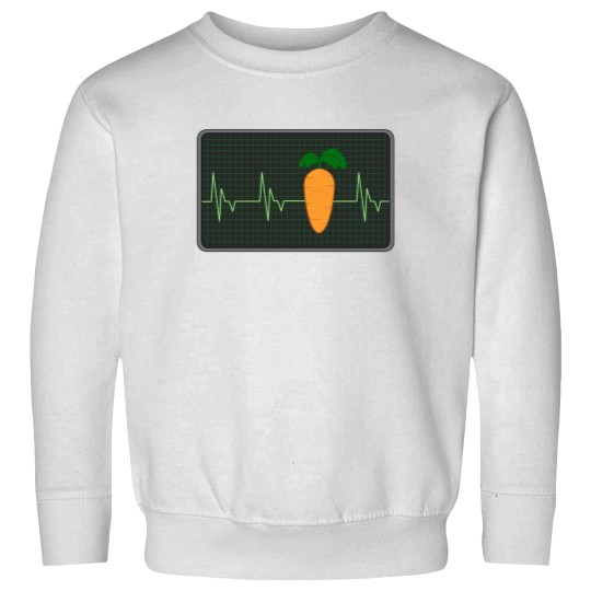 Discover Carrot Hearbeat Cool Carrot Design Sweatshirts