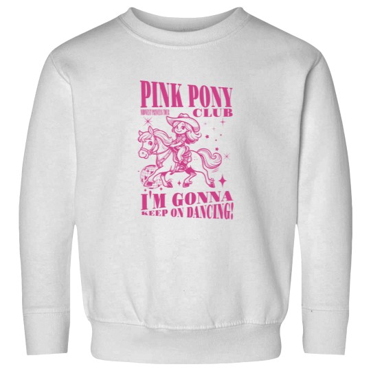 Discover Pink Pony Club Kid Sweatshirts, Chappell Roan Youth Sweatshirts, Midwest Princess Tour
