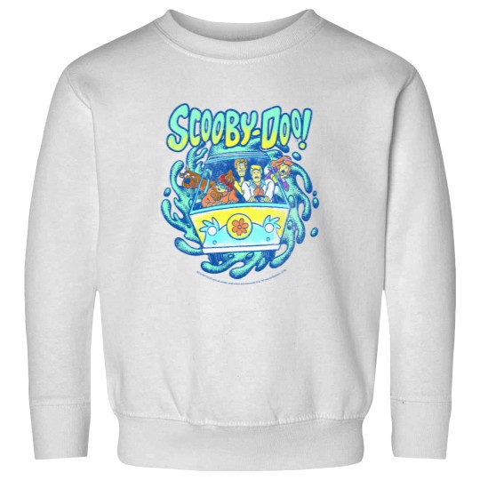 Discover Scooby-Doo Mystery Machine Portal Group Shot Pullover Sweatshirts
