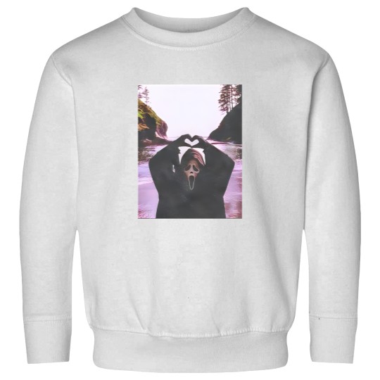 Discover Scream Halloween Heart Hands Sweatshirts
