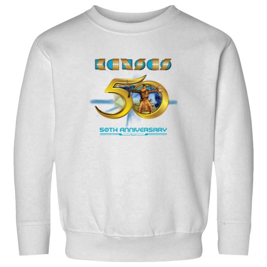 Discover Kansas 50th Anniversary Tour Leftoverture Point of Know Return Sweatshirts