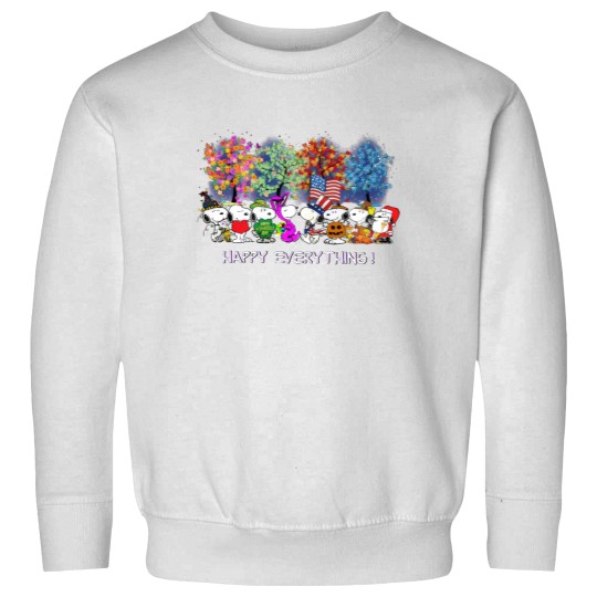 Discover Happy Everything Snoopy Charlie Sweatshirts