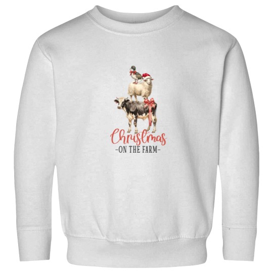 Discover Christmas farm Sweatshirts
