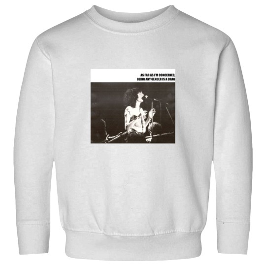 Discover Patti Smith Gender Is A Drag Sweatshirts