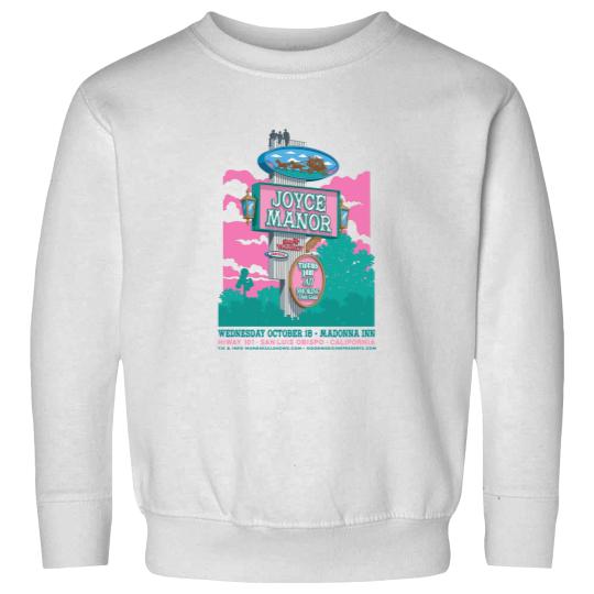 Discover Joyce Manor At Madonna Inn Show Sweatshirts Tigers Jaw Size S-5XL, Multicolor