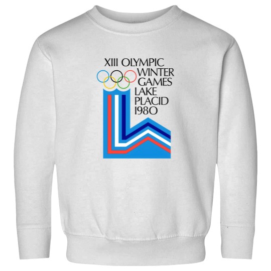 Discover Lake Placid 1980 Winter Olympics Men's Grey Sweatshirts Size S-5XL