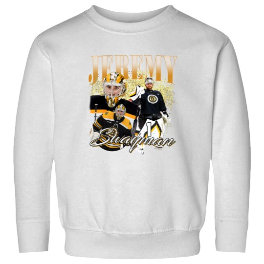 Discover Jeremy Swayman Sweatshirts Ice Hockey American Professional Hockey Championship Sport Merch Vintage Sweatshirts