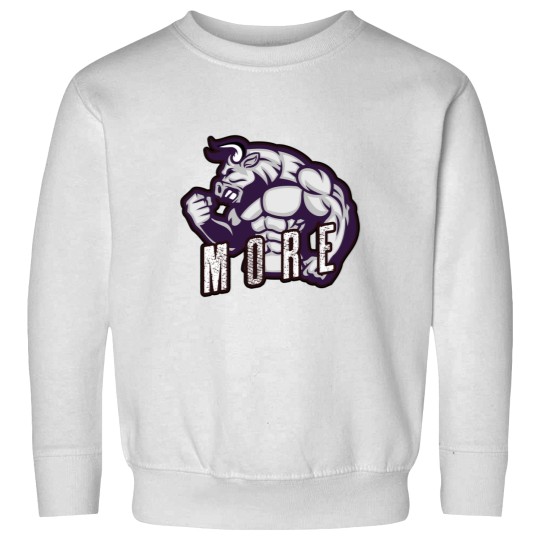 Discover BULL  INTENSITY AND DETERMINATION  BODYBUILDING WORKOUT Sweatshirts