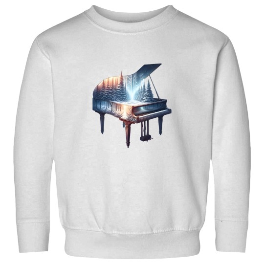 Discover Winter Melody A Piano that Resonates with Nature Active Sweatshirts