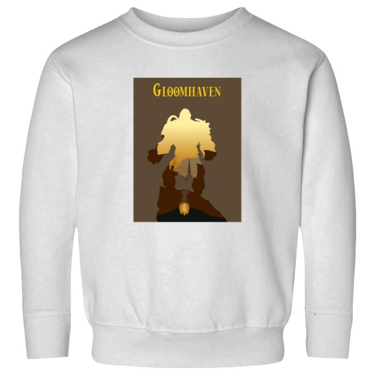 Discover Gloomhaven Cragheart  Minimalist Silhouette  Style  Board Game Art Sweatshirts