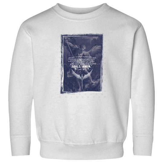 Discover Saint Michael Sweatshirt - Archangel Design